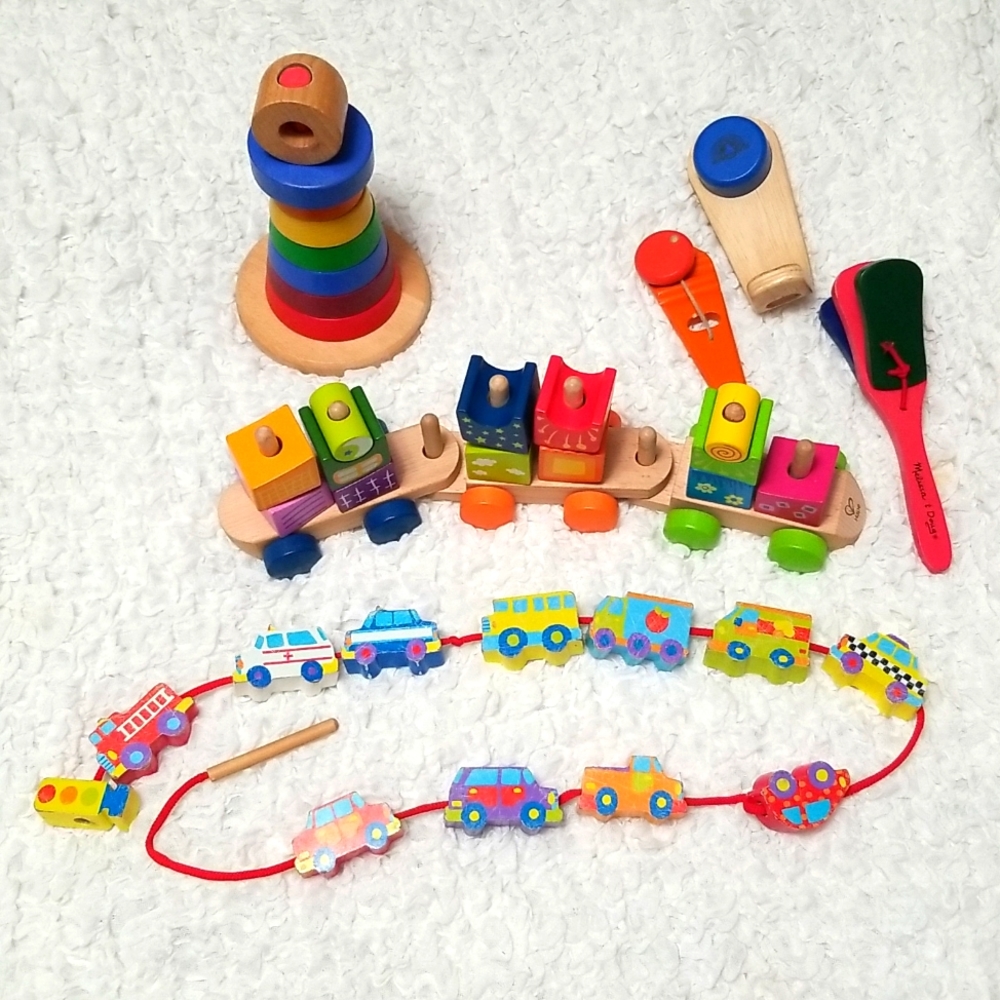 Toddler Lot of Wood Toys